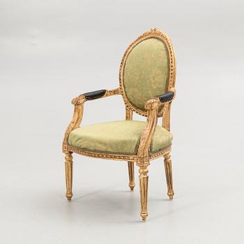 Karmstol, Louis XVI-stil.