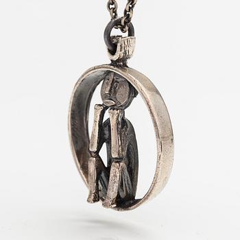 Jorma Laine, Kaulakoru "Mörökölli", sterlinghopeaa. Turun Hopea, Turku.