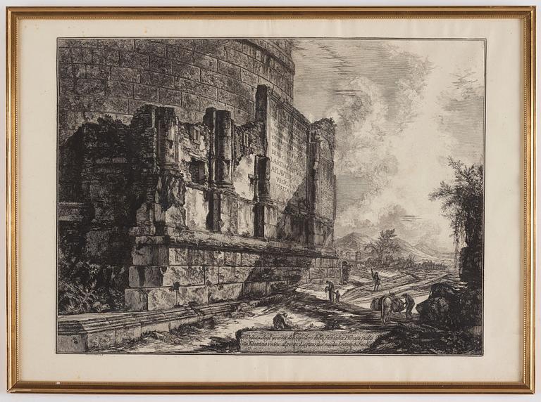 Giovanni Battista Piranesi, From: "Vedute di Roma".