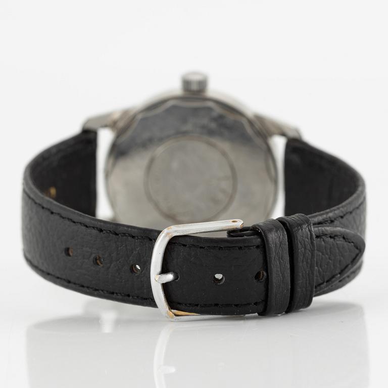 Enicar, Sherpa Date, "Sherpa 600", wristwatch, 34.5 mm.