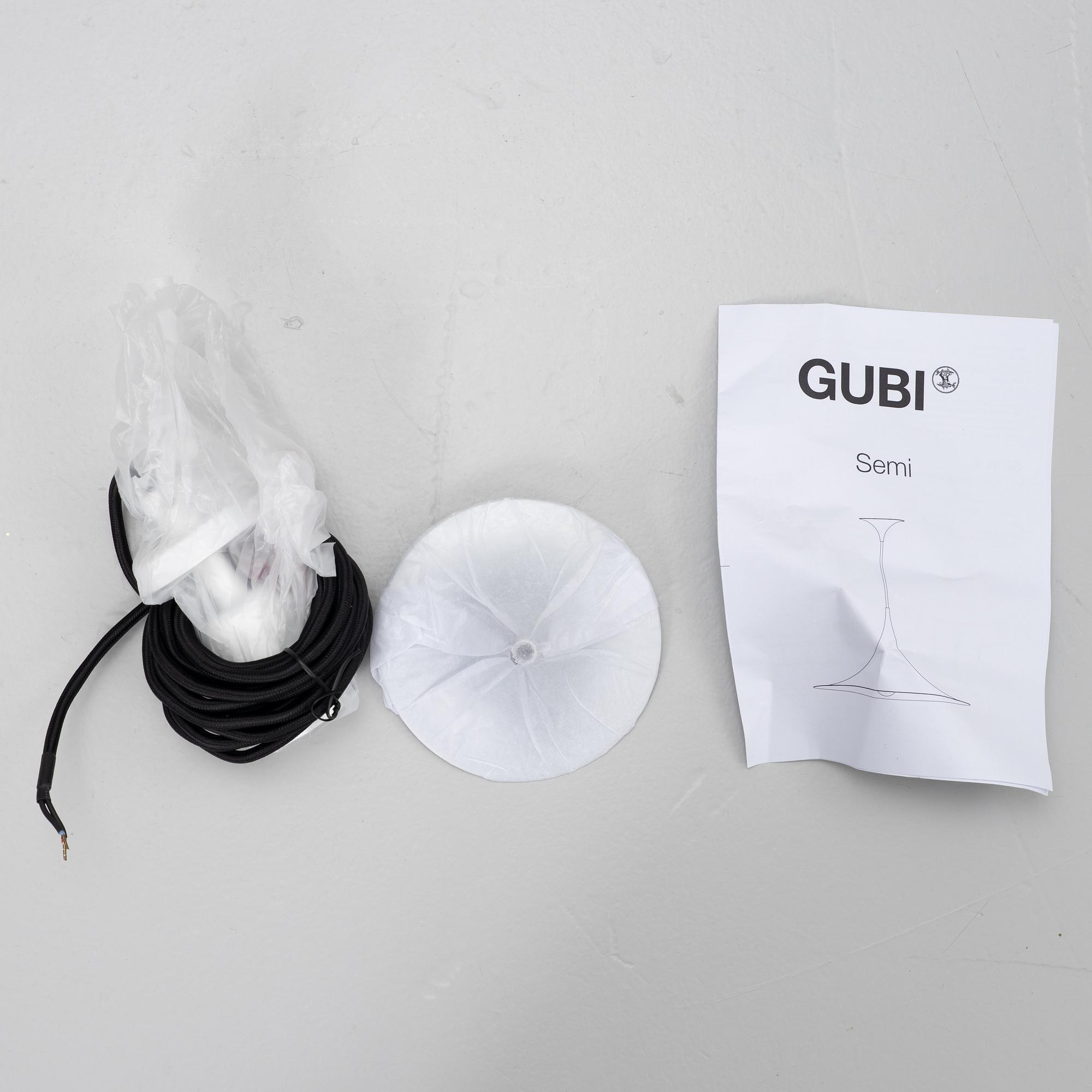 Bonderup & Thorup, pendant light, 'Semi pendant', Gubi, Denmark.