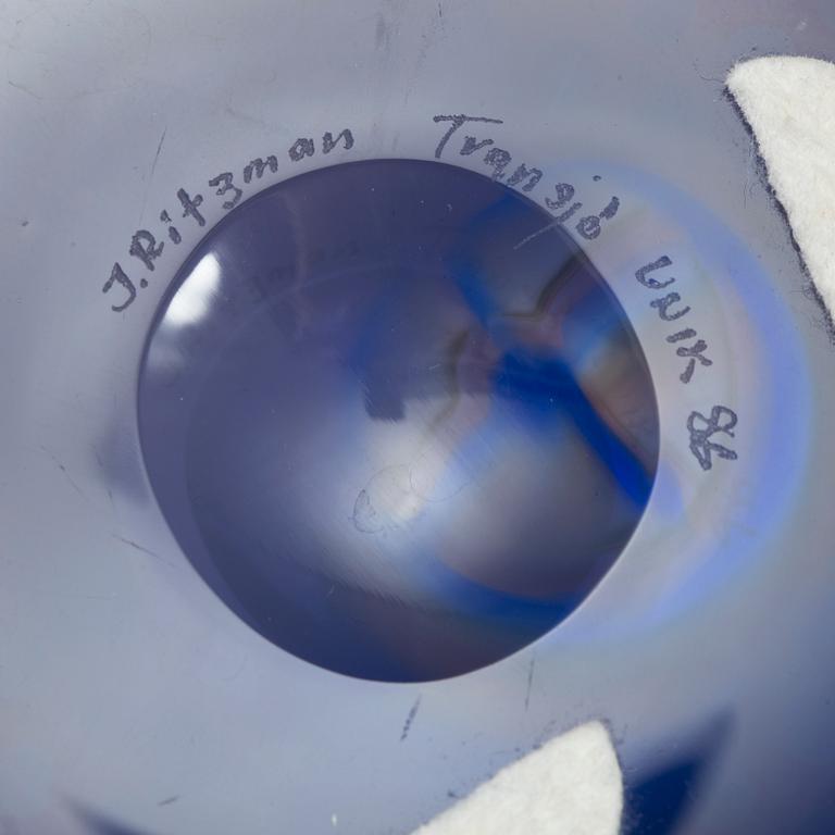 JAN-ERIK RITZMAN, skålfat, Transjö, unik, 1986.