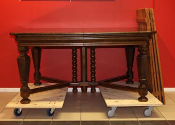 MATSALSMÖBLEMANG, 16 delar, barockstil, brickmärkt Lysberg & Hansen, Köpenhamn.