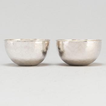 SUPKOPPAR, 8 st, sterlingsilver, svenska stämplar, 1979.