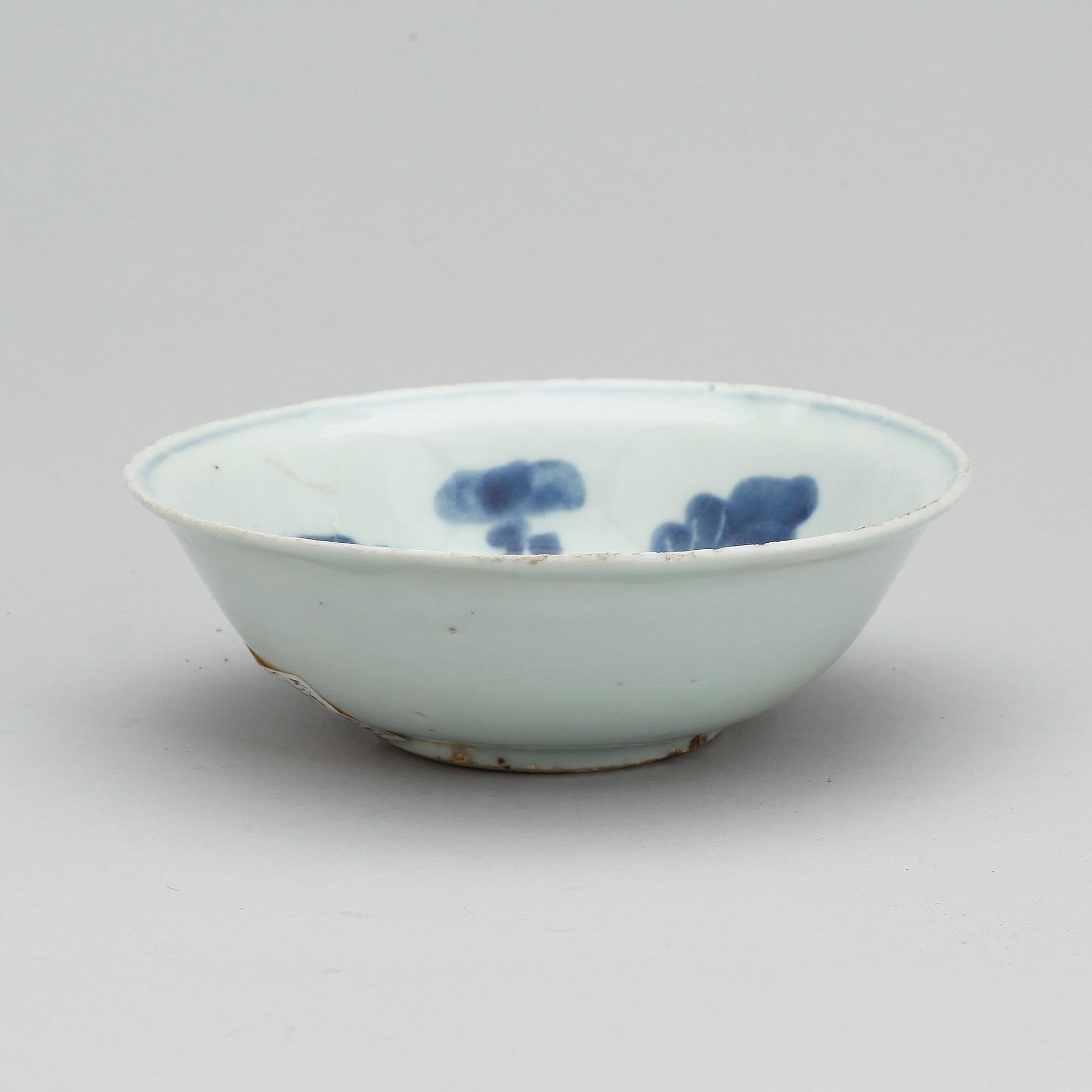 SKÅL, porslin. Ming dynastin, Wanli (1573-1619).