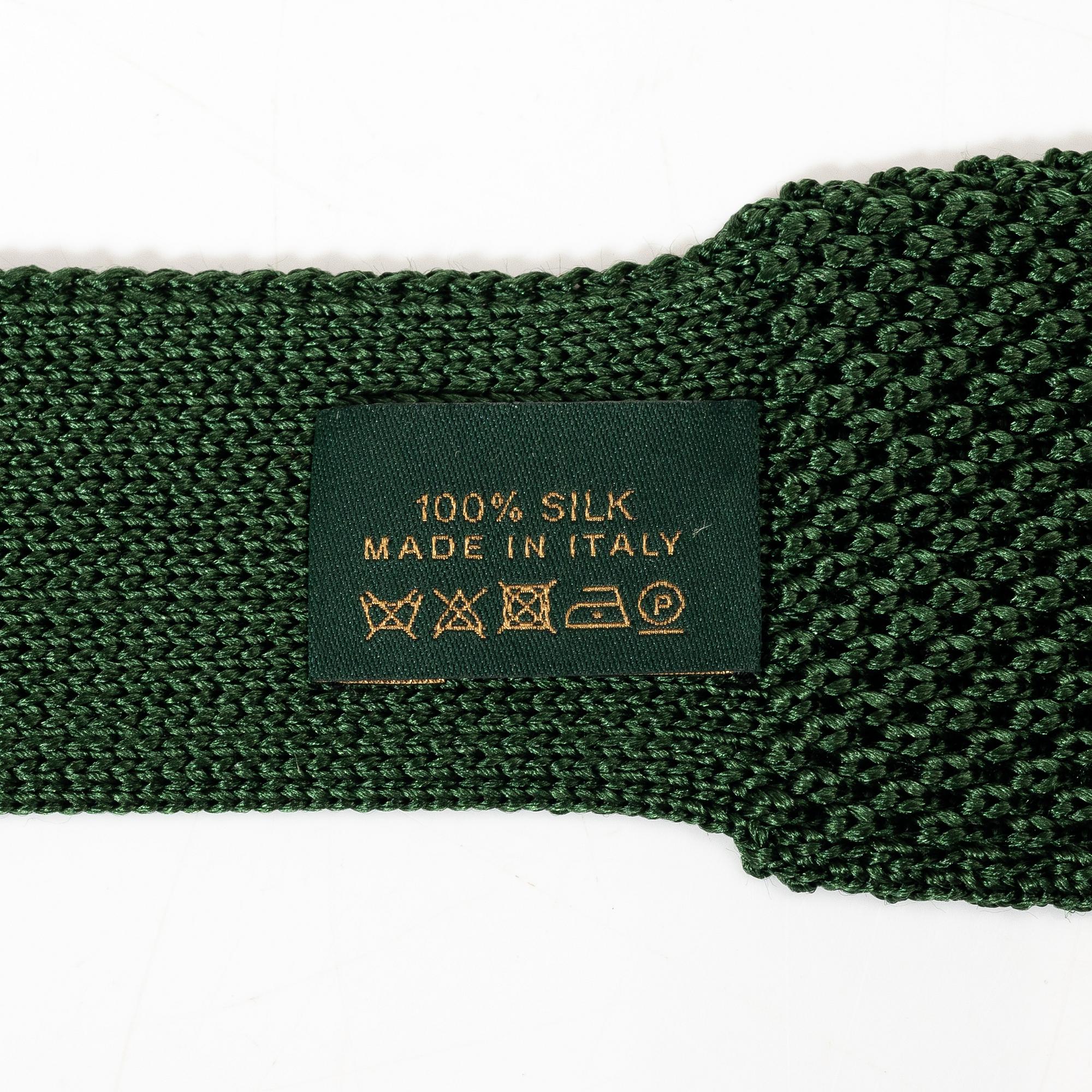 Rolex, tie, "Cravate tricot verte".