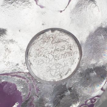 BERTIL VALLIEN, skål, glas, unik, Boda Åfors.