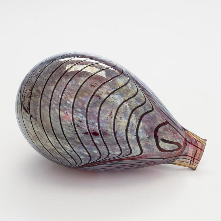 Oiva Toikka, Lasilintu, signeerattu Oiva Toikka Nuutajärvi Notsjö.