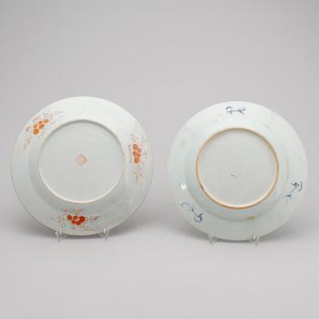 TALLRIKAR, 8st, porslin, Kina, Qianlong (1736-1795).