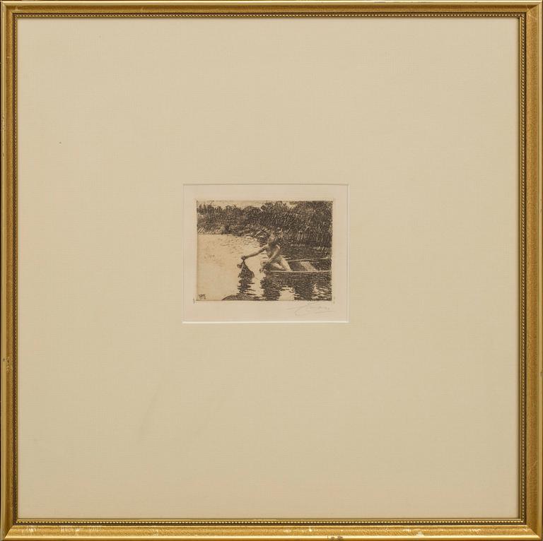 Anders Zorn, Eka, (small rowing boat).