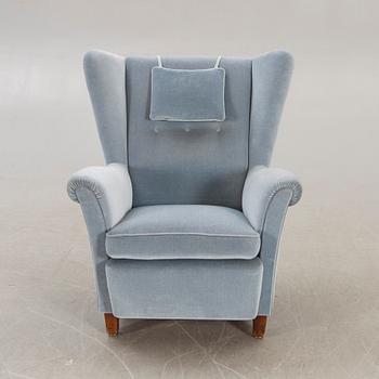 Dux, Armchair / ear flap armchair, 1940s-50s.
