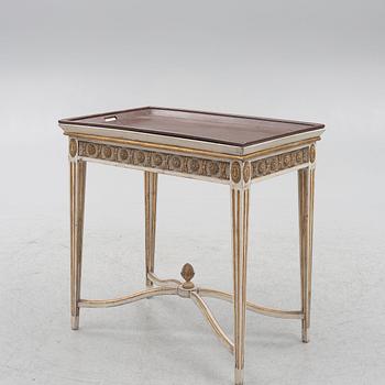 A late Gustavian tray table, early 19th Century.