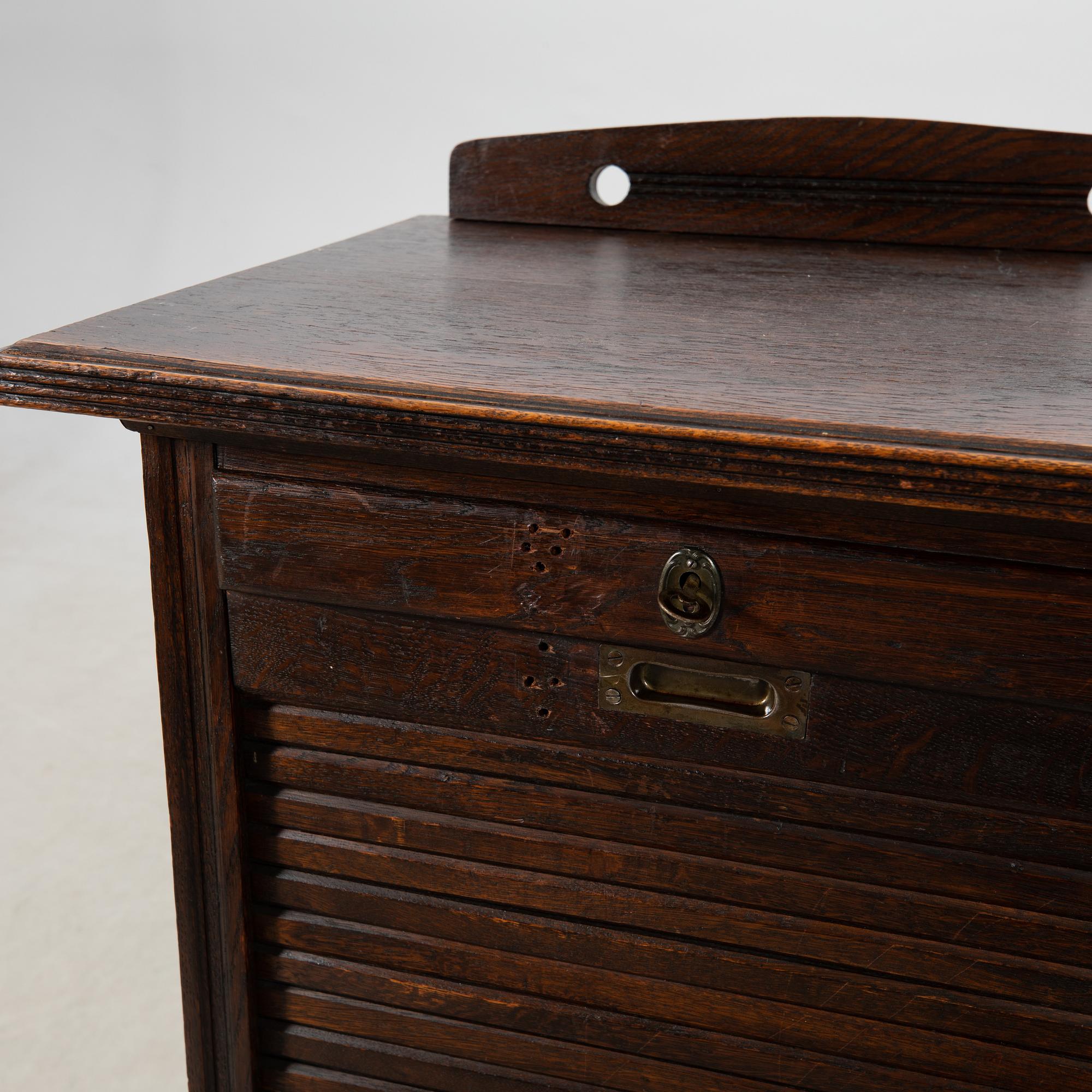 Jalousie cabinet, first half of the 20th century.