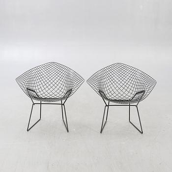 A pair of Harry Bertoia, "Diamond Chair", 1950s, for NK.