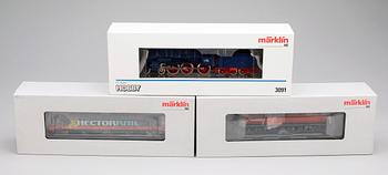 PARTI LOK, Märklin H0 37940, 39894 och 3091. 1900/2000-tal.