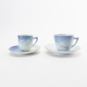 Tableware, 44 dlr "Måsen" Bing & Grondahl, porcelain Denmark.