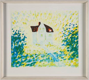 PETER DAHL, lithograph in colours, signed.