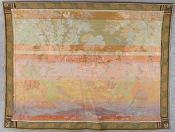 VÄVD TAPET, rokokostil, 1900-tal.