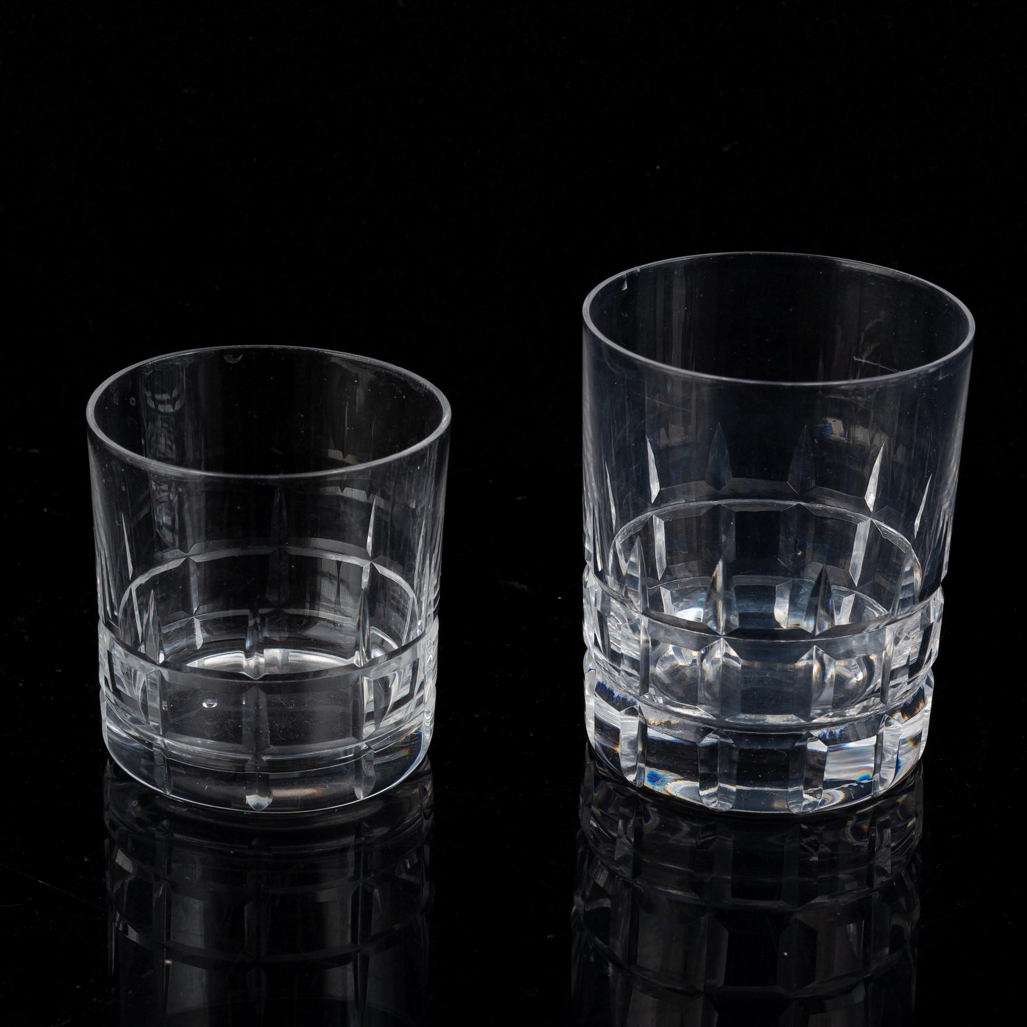 A glass service, 69 pcs, from Kosta, 20th century.