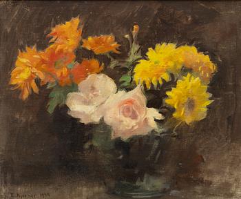 Esther Kjerner, "Krysantemum och rosor".