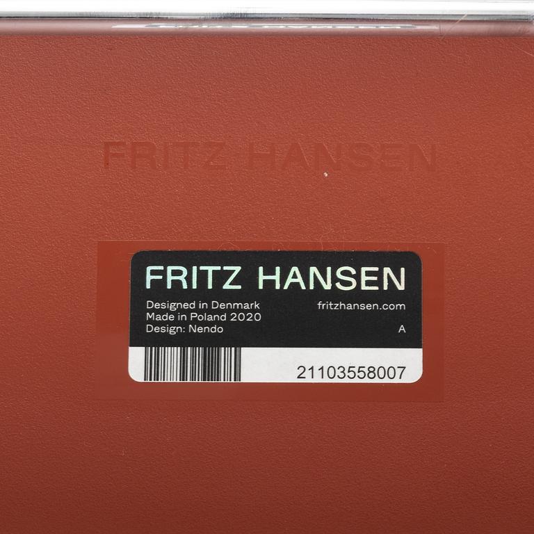 Nendo, a set of five model 'N02-10 Recycle chairs, Fritz Hansen, Denmark, 2020.