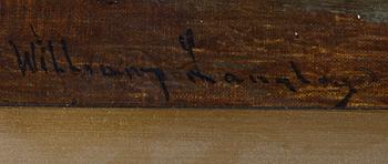 WILLIAM LANGLEY. Olja på duk, sign.