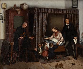 Unknown artist, 19th century, A final farewell.