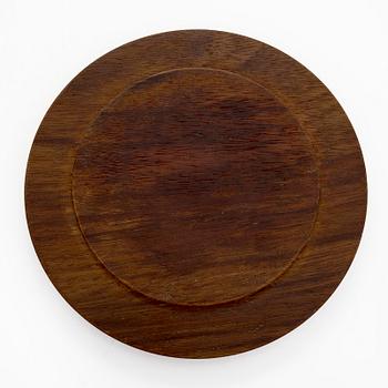 Aino Aalto, wooden base for a cheese dome, for Artek, mid-20th century.