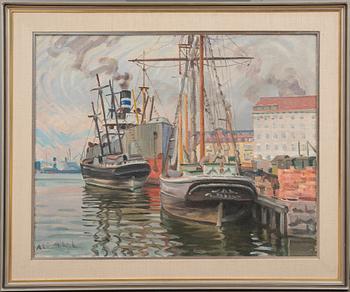 Ali Munsterhjelm, FROM THE HARBOUR OF HELSINKI.