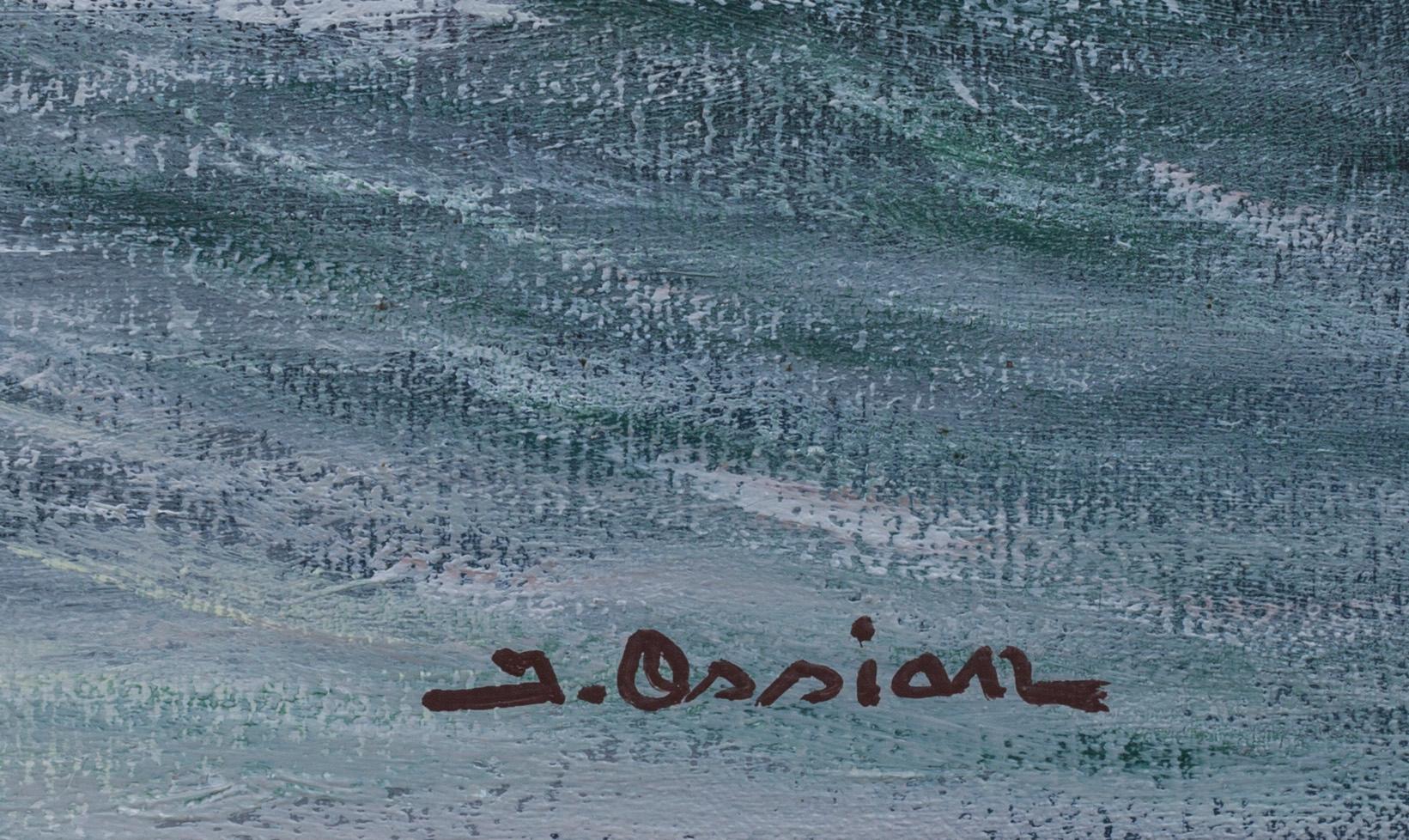 JOHAN OSSIAN-ANDERSSON, olja på duk, signerad.