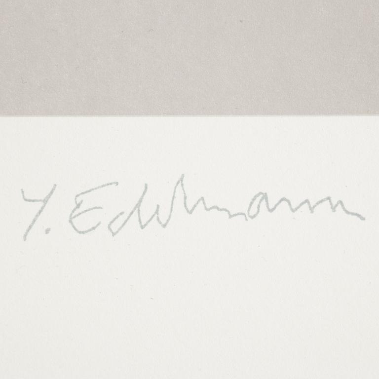 Yrjö Edelmann, färglitografi, 1991, stämpelsignerad EA 19/30.