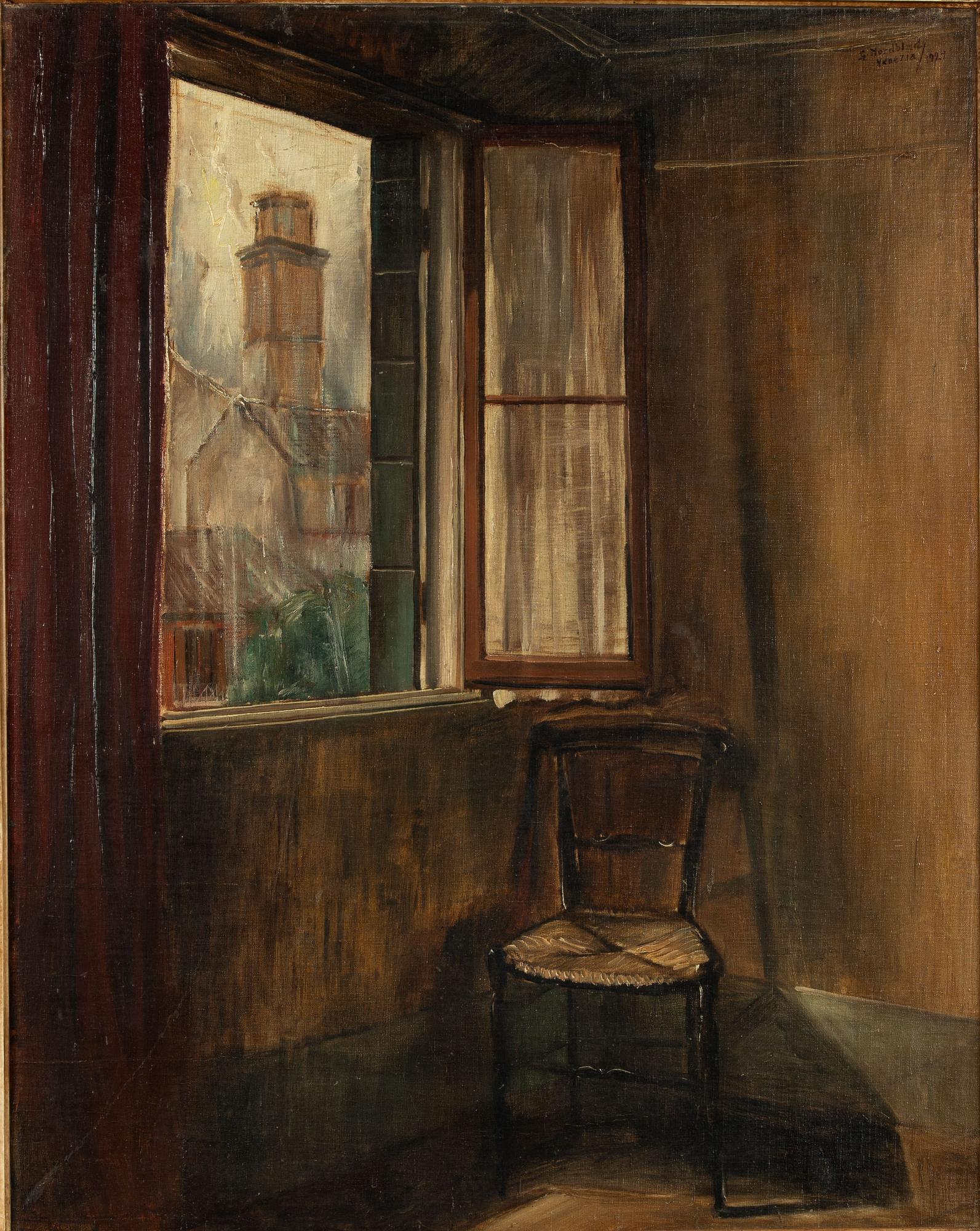 Gösta Nordblad, View Through the Window, Venice.