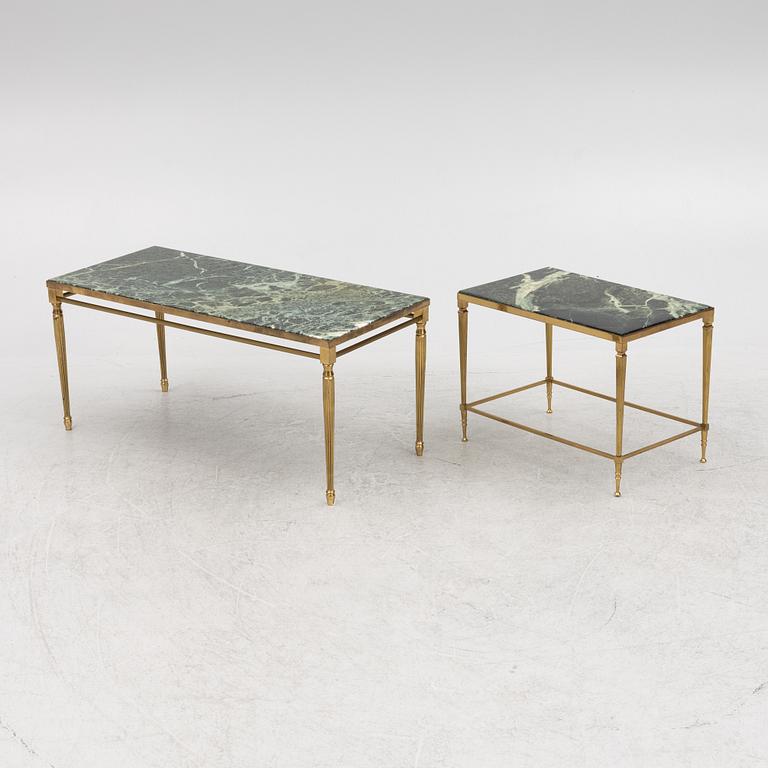 Two side tables / coffee tables, second half of the 20th Century.