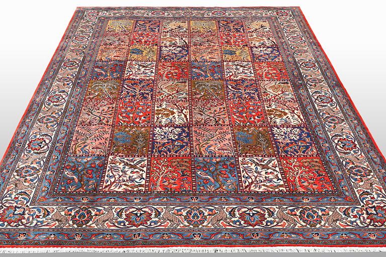 A carpet, Qum, ca 336 x 248 cm.