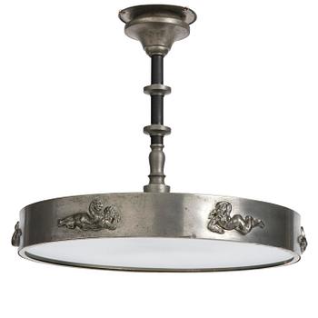 378. Anna Petrus, a ceiling lamp model G 454 (Båstadkronan), Firma Svenskt Tenn, Stockholm, 1927-28.