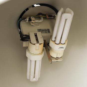 A pair of Zero ceiling light.