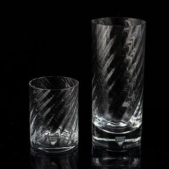 Gunnar Cyrén, a 'Helena' glass service, 33 pieces. Orrefors.
