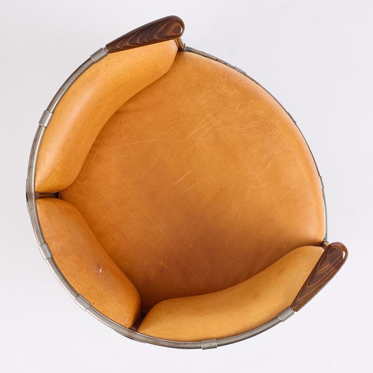 Mats Theselius, an "Älgskinnsfåtöljen" armchair, ed. 230/360, Källemo, Värnamo, post 1991.