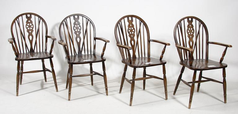 WINDSORSTOLAR, 4 st. England. 1900-talets andra hälft.