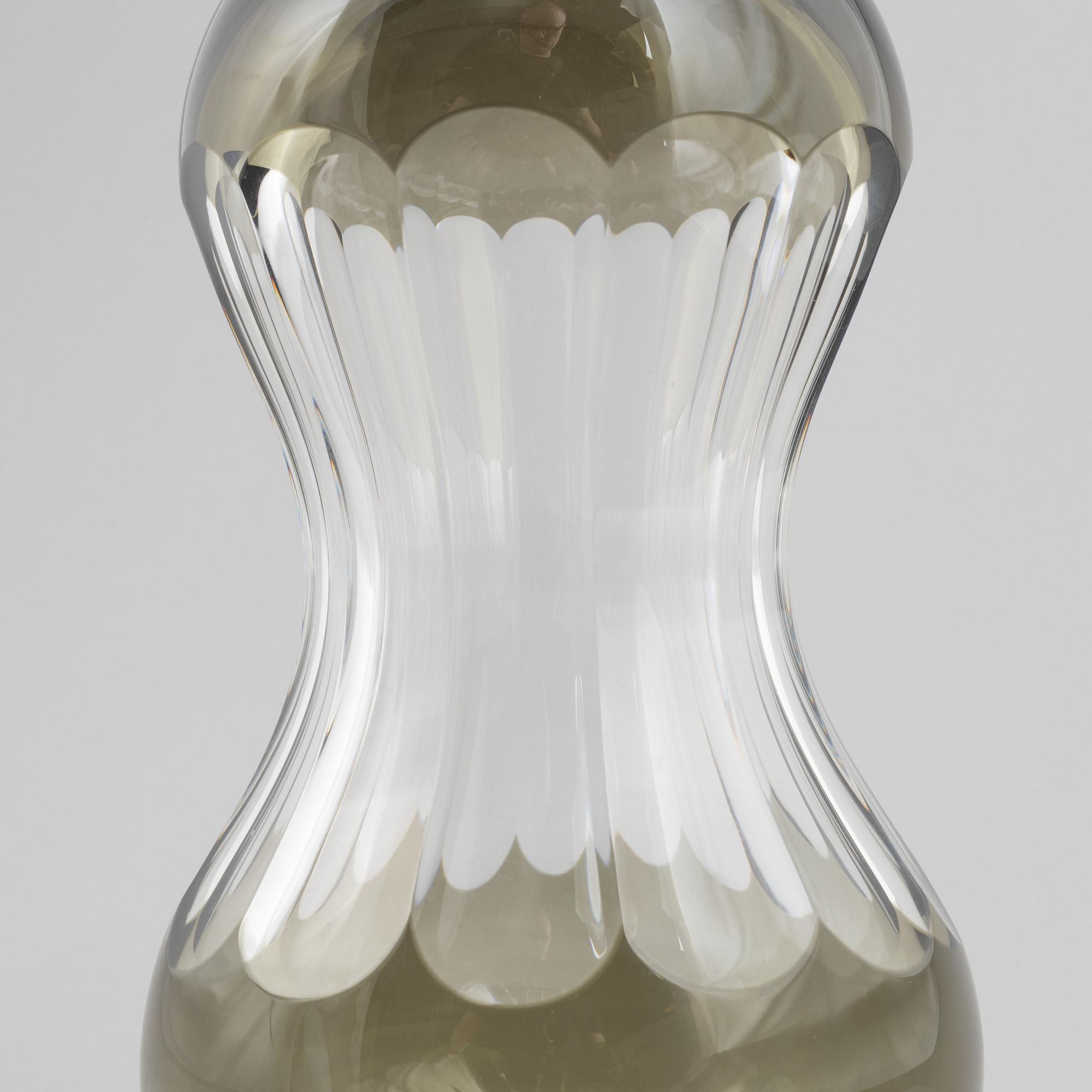 Lena Bergström, a glass vase, Orrefors 1995.