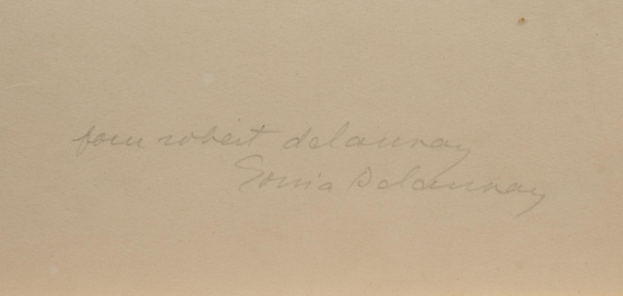 ROBERT DELAUNAY, efter, färgserigrafi, signerad av Sonia Delaunay och numrerad 179/300, utförd 1953.