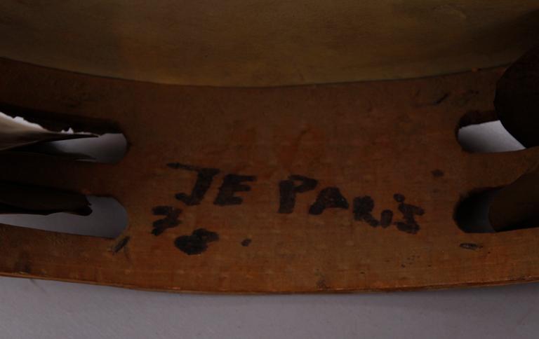 TAMBURINER, 4 st, otydligt signerade, Alger, 1890-tal.