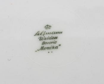 MATSERVIS, 53 delar, porslin, Seltmann, Bavaria. 1960-tal.