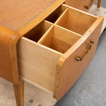 A dressing table and a mirror, Bodafors, probably 1940s.