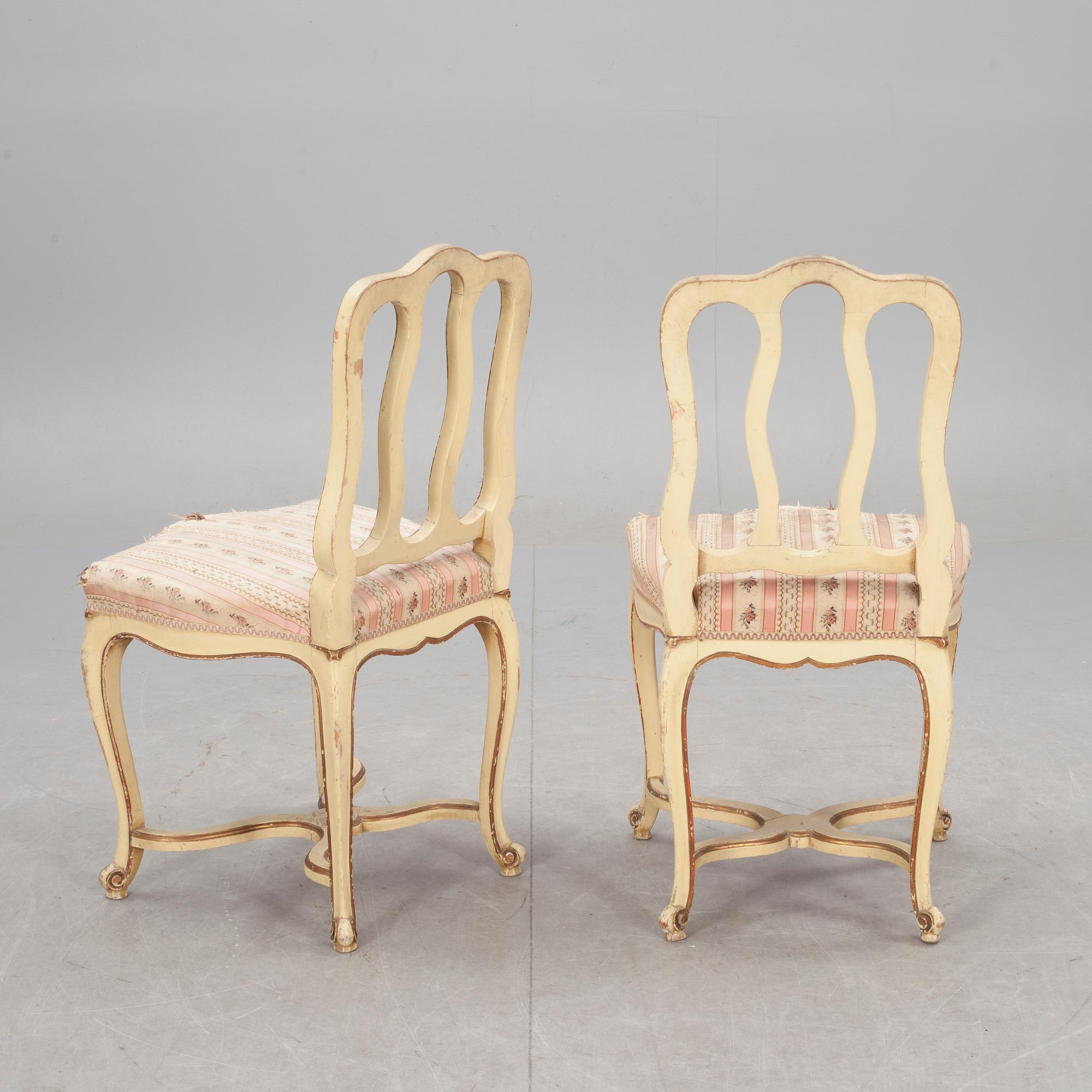 STOLAR, ett par, 1800/1900-tal.