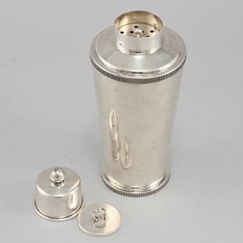 SHAKER, nysilver, art deco, 1900-talets andra kvartal.