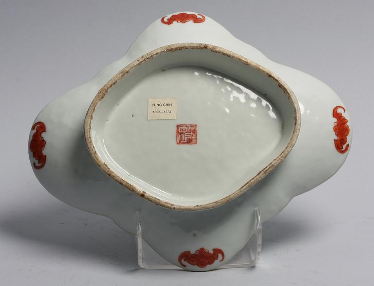 ALTARFAT, porslin, Tung Chih, Kina, 1862-1873.