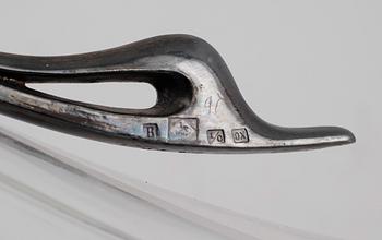 VINKANNA, jugend, glas och metall, Würtembergische Metallwaren Fabrik (WMF), omkring år 1900.