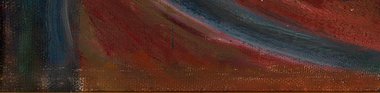 Waldemar Sjölander, canvas, signed.