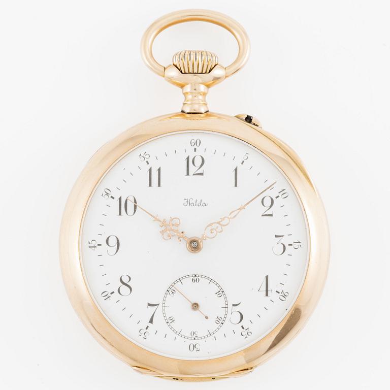 Halda, pocket watch, 50 mm.